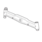 Stiga self-supporting front axle - GGP - 382034047/1