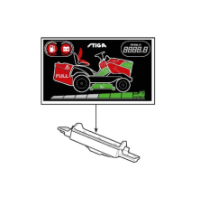 Carte électronique autoportée STIGA - GGP - 382722457/1