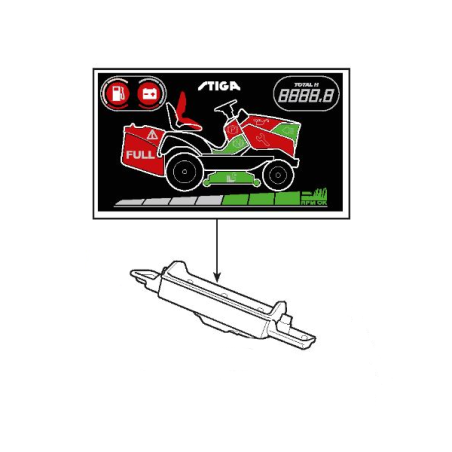 Carte électronique autoportée STIGA - GGP - 382722457/1