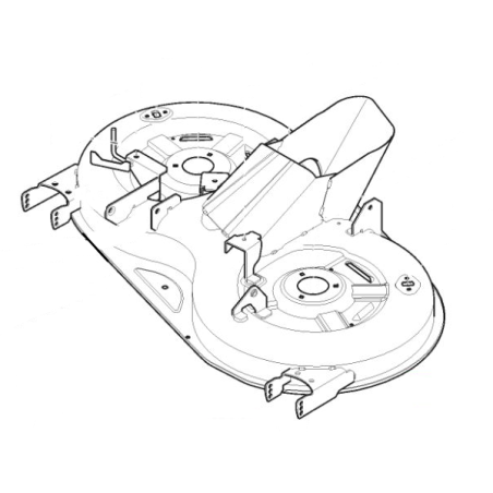 Plataforma de corte autoportante negra STIGA - GGP - 382564118/1