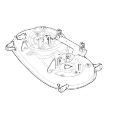 Plataforma de corte cortador de trator 108 cm Stiga - GGP - 382565085/1
