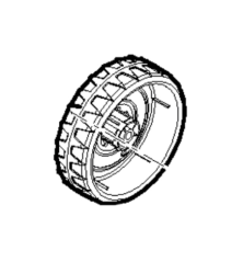 Ruota anteriore per rasaerba a batteria Alpina - GGP - 118810977/0