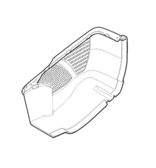 Borsa parte inferiore destra batteria rasaerba Stiga - Alpina - GGP - 322486293/0