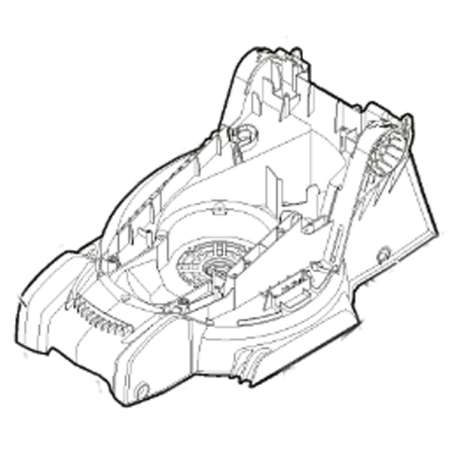 Chassis d'origine tondeuse à batterie Alpina - GGP - 118811007/0