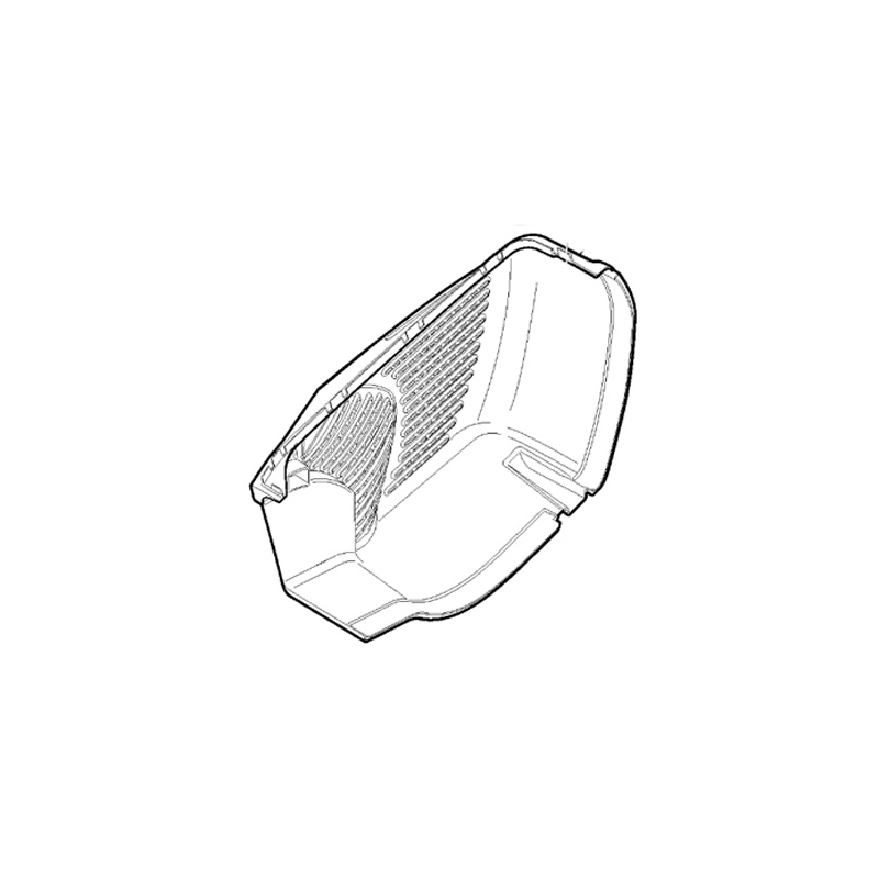 Right lower bag part for Stiga - Alpina - GGP battery lawn mower - 322486324/0