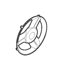 Alpina battery mower wheel cover - Stiga - GGP - 322110687/0