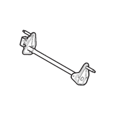 Rear wheel connection axle mower battery Alpina - Stiga - GGP - 381302815/1