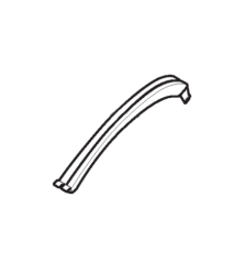 Maniglia raccoglierba gialla per rasaerba a batteria Stiga - Alpina - GGP - 322393646/0