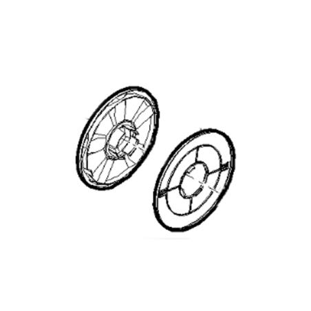 Alpina Akku-Rasenmäher-Hinterradnabenabdeckungsbaugruppe – GGP – 118810959/0