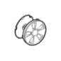 Front hub cover assembly for Alpina battery lawnmower - GGP - 118811045/0 Front hub cover assembly for Alpina battery lawnmower - GGP - 118811045/0
