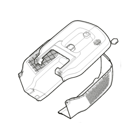 Cassetta raccolta rasaerba a batteria Alpina 118811048-0 - GGP - 118811048/0