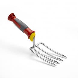 WOLF Fourche à fleurs 4 dents manche bi-matière LUBK - OUTILS WOLF - Outil interchangeable - Jardin Affaires