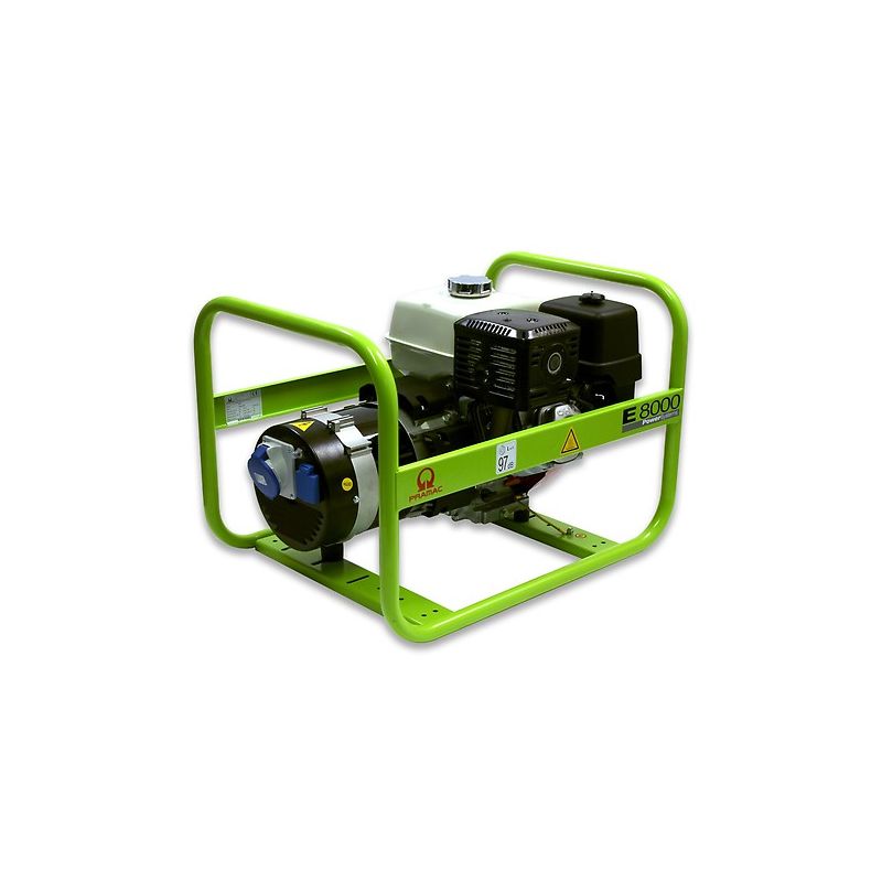 Gerador Pramac - E8000 SÉRIE E / ERENTAL / GASOLINA - Motor HONDA GX - PA652SH1000