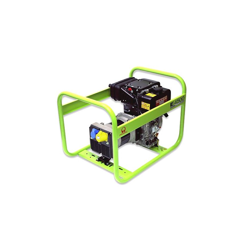 Generador eléctrico Pramac - E4500 SERIE E / DIESEL - Motor YANMAR - PA322SY3000
