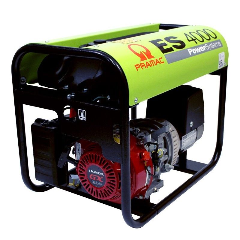 Generador eléctrico Pramac - ES4000 SERIE ES / GASOLINA - Motor HONDA GX - PE292SH100A