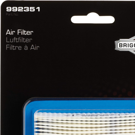 Filtre à air plat Briggs et Stratton - 992351 - Séries 600 / 800 / 900 / 1450