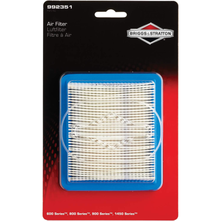 Filtro de aire plano Briggs and Stratton - Serie 992351 - 600/800/900/1450