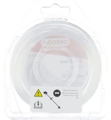 Filo per decespugliatore Tondo Nylon Bianco ø 1.3mm/15m Oregon 69-482-CL