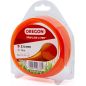 Filo decespugliatore Tondo Nylon Arancione ø2.4mm/15m Oregon 69-362-OR
