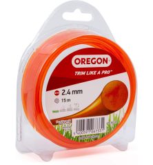 Filo per decespugliatore Tondo Nylon Arancione ø 2.4mm/15m Oregon 69-362-OR