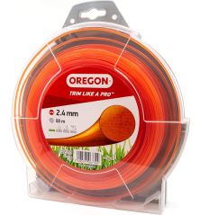 Filo per decespugliatore Tondo Nylon Arancione ø 2.4mm/88m Oregon 69-364-OR