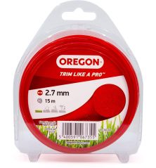 Filo per decespugliatore Tondo Nylon Rosso ø 2.7mm/15m Oregon 69-380-RD