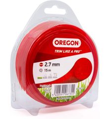 Fil débroussailleuse Rond Nylon Rouge ø2.7mm/15m Oregon 69-380-RD