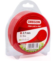 Freischneiderschnur, rund, Nylon, rot, ø 2.7mm/15m Oregon 69-380-RD