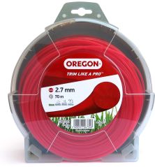 Linha Roçadora Redonda Nylon Vermelho ø 2.7mm/70m Oregon 69-382-RD