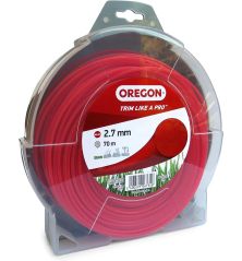 Fil débroussailleuse Rond Nylon Rouge ø2.7mm/70m Oregon 69-382-RD