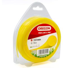 Freischneiderschnur, rund, Nylon, gelb, ø 3.0mm/15m Oregon 69-368-YE