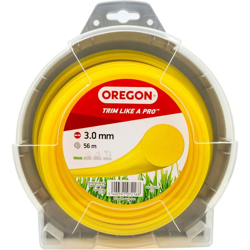 Fil débroussailleuse Rond Nylon Jaune ø3.0mm/56m Oregon 69-370-YE