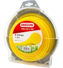 Linha Roçadeira Redondo Nylon Amarelo ø 3.0mm/56m Oregon 69-370-YE