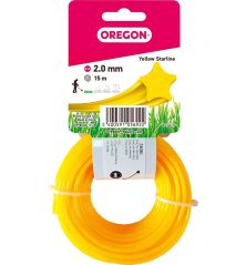 Hilo para desbrozadora Etoile Nylon Amarillo ø 2.0mm/15m Oregon 69-446-Y