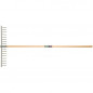 POLET Hark 76cm Aluminium 17 tanden met houten steel 1m50