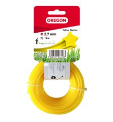 Hilo para desbrozadora Etoile Nylon Amarillo ø 2.7mm/15m Oregon 69-430-Y