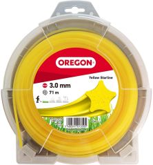 Fil débroussailleuse Etoile Nylon Jaune ø3.0mm/71m Oregon 69-460-Y