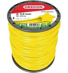 Hilo de desbrozadora Etoile Nylon Amarillo ø 3.0mm/212m Oregon 69-461-Y