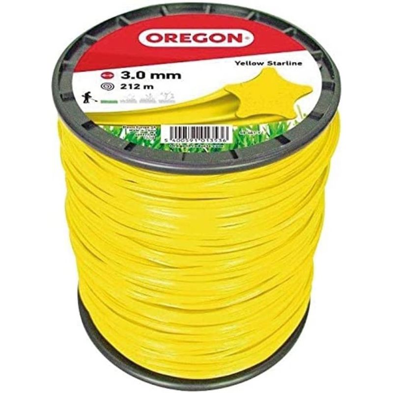 Filo per decespugliatore Etoile Nylon Giallo ø 3.0mm/212m Oregon 69-461-Y