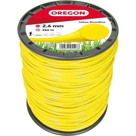 Freischneiderschnur, rund, Nylon, gelb, ø 2.4mm/264m Oregon 69-365-Y