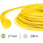 Fil débroussailleuse Rond Nylon Jaune ø2.7mm/209m Oregon 69-383-Y