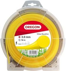 Linha Roçadeira Redondo Nylon Amarelo ø 3.0mm/56m Oregon 69-370-Y
