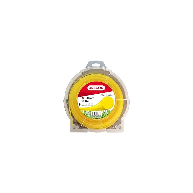 Fil débroussailleuse Rond Nylon Jaune ø3.0mm/56m Oregon 69-370-Y