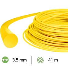 Fil débroussailleuse Rond Nylon Jaune ø3.5mm/41m Oregon 69-376-Y