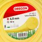 Fil débroussailleuse Rond Nylon Jaune ø4.0mm/32m Oregon 69-387-Y