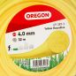 Hilo para desbrozadora Redondo Nylon Amarillo ø 4.0mm/32m Oregon 69-387-Y