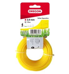 Fil débroussailleuse Carré Nylon Jaune ø2.0mm/15m Oregon 69-406-Y