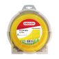 Hilo para desbrozadora Cuadrado Nylon Amarillo ø 2.4mm/75m Oregon 69-414-Y