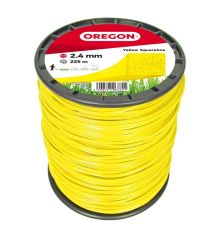 Linha Roçadeira Quadrada Nylon Amarelo ø 2.4mm/225m Oregon 69-415-Y