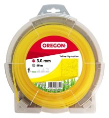 Fil débroussailleuse Carré Nylon Jaune ø3.0mm/48m Oregon 69-420-Y